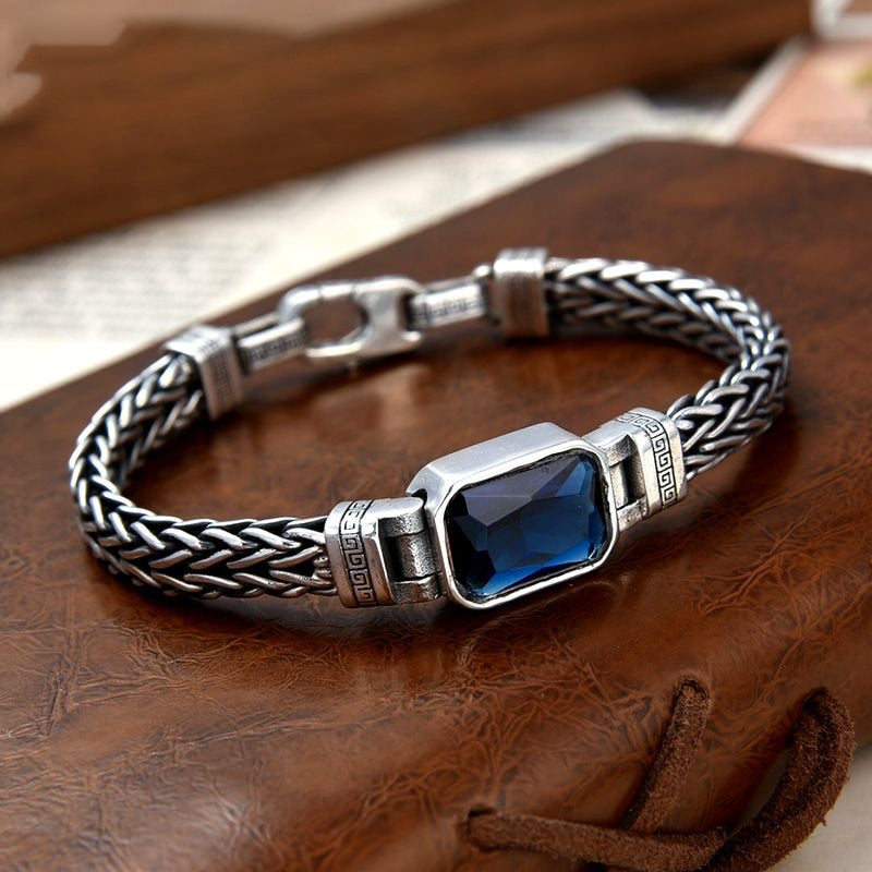 S925 Sterling Silver Vintage Bracelet