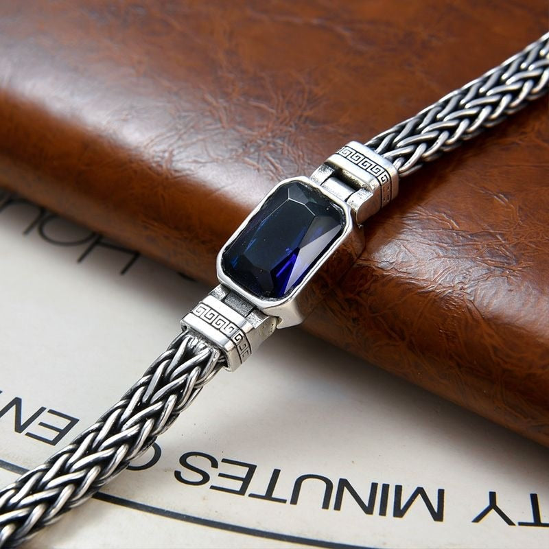 S925 Sterling Silver Vintage Bracelet