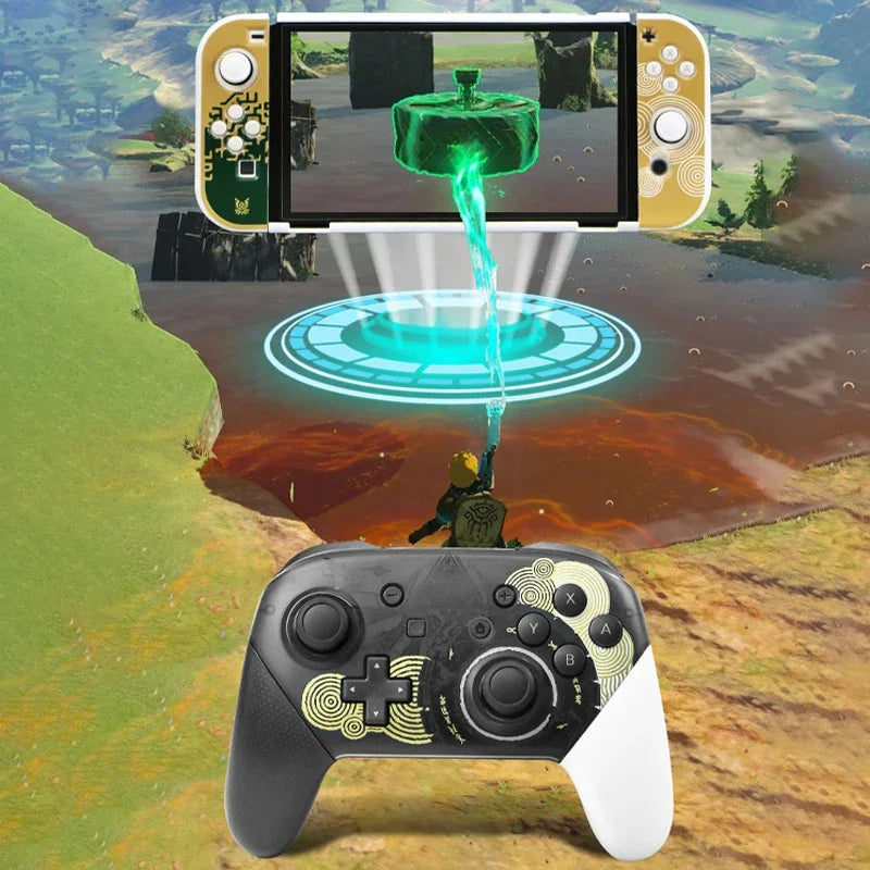 Zelda Tears of the Kingdom Bluetooth Wireless Switch Gamepads Controller for Nintendo switch OLED NS PC Android IOS Game Device
