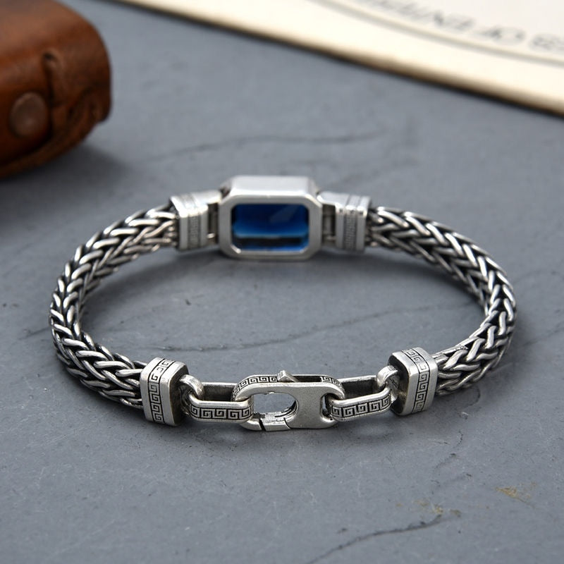S925 Sterling Silver Vintage Bracelet