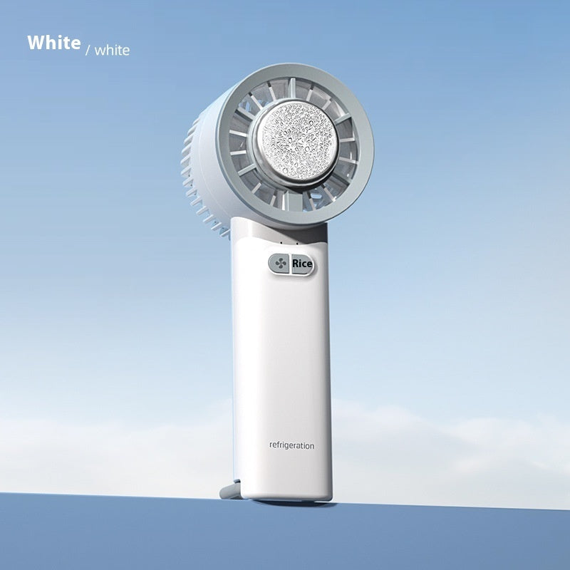 2024 Summer Gadget Handheld Turbo Jet Fan Mini Portable Ice Cold Fan .