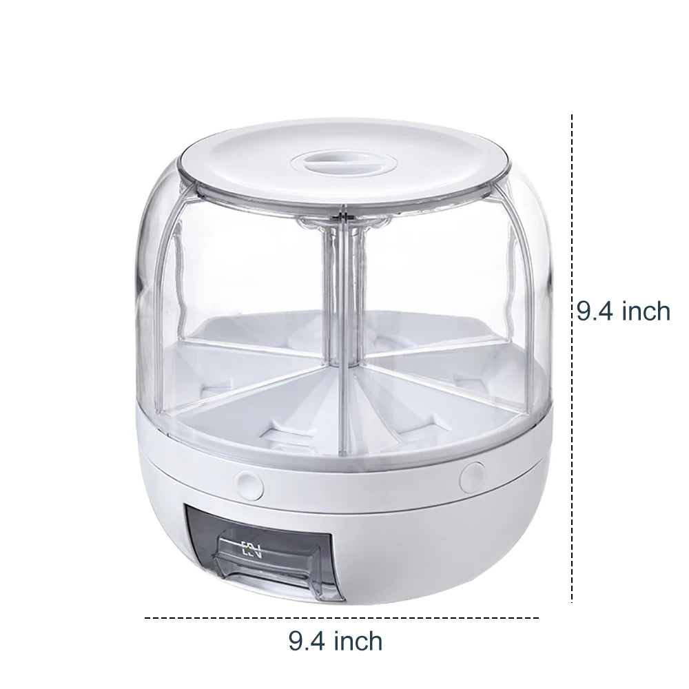 Grain rotating storage box