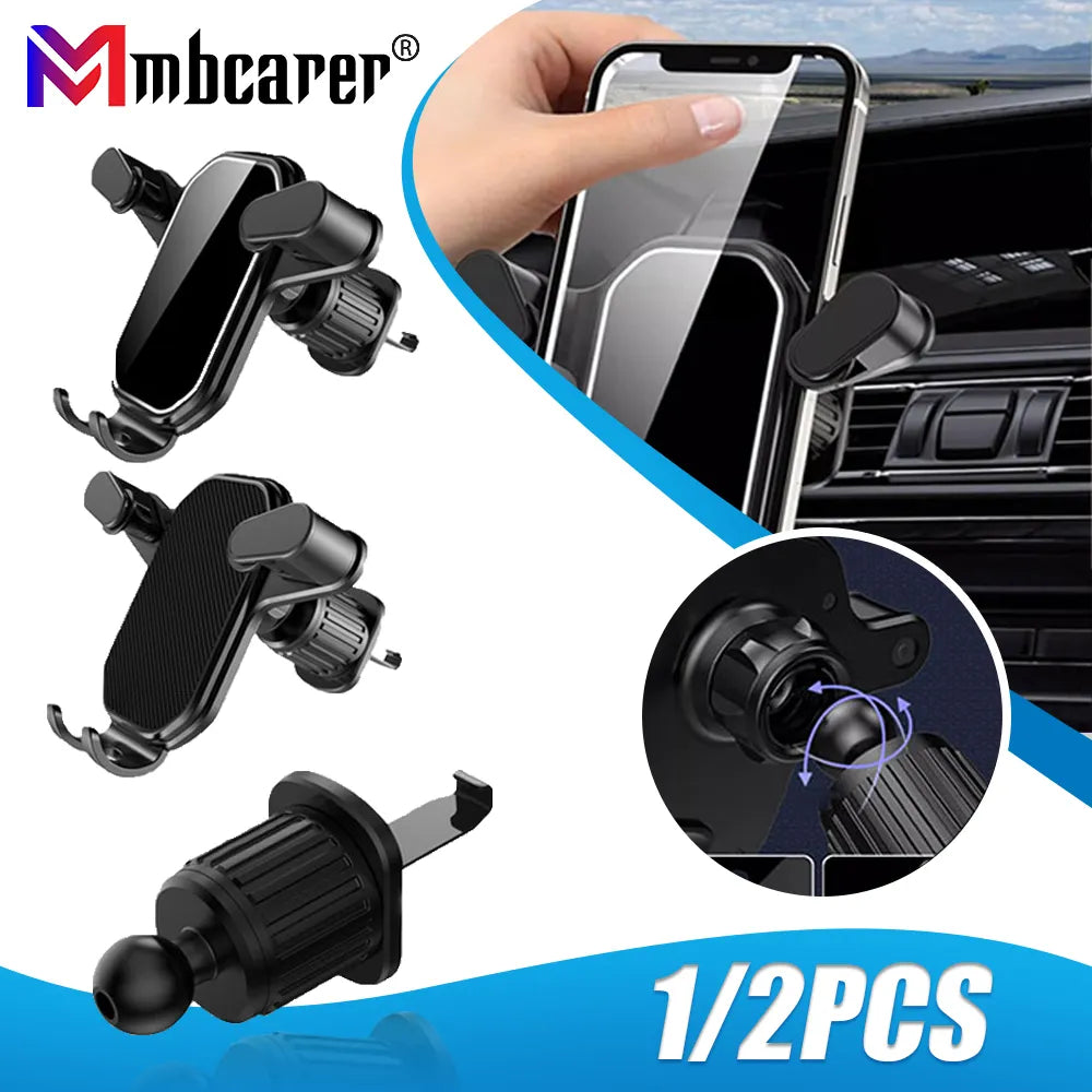 Car Air Vent Extension Clip Mount Mobile Phone Stand GPS Support for 4.7-6.7 Inch Phones