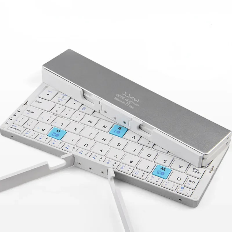 Bluetooth Keyboard Rechargeable With Stand For Phone