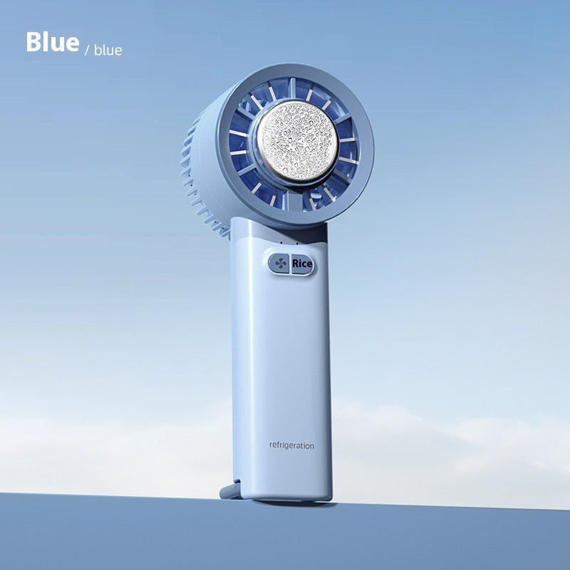 2024 Summer Gadget Handheld Turbo Jet Fan Mini Portable Ice Cold Fan .