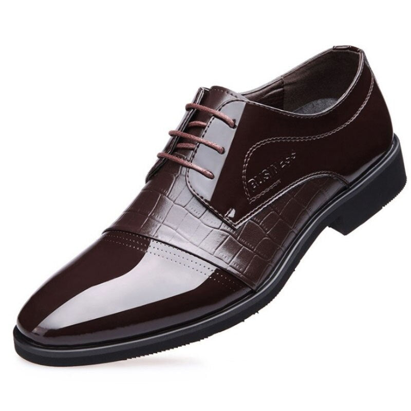 Men Leather Business Shoes.