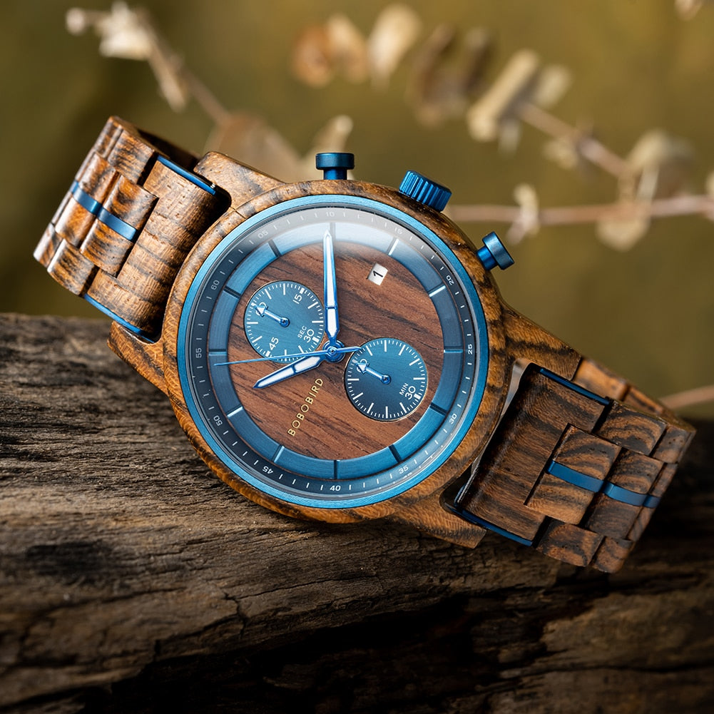 BOBO BIRD Wood Watch for Men.