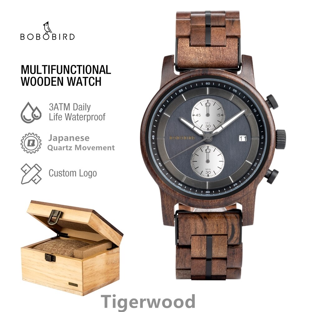 BOBO BIRD Wood Watch for Men.