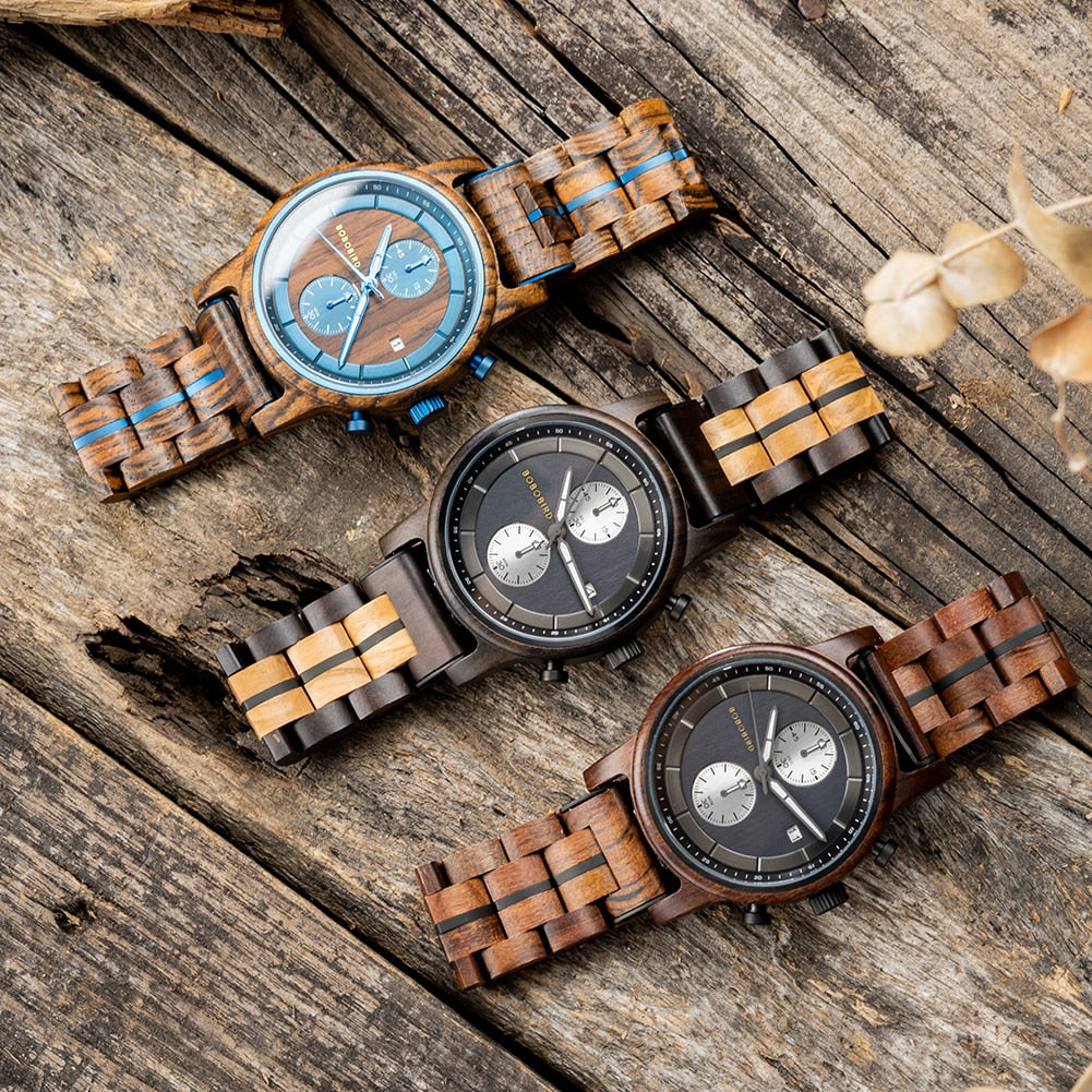 BOBO BIRD Wood Watch for Men.